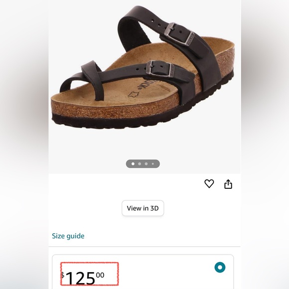 🛑SOLD🛑  Birkenstock Sandals Flats Mayari Slip On Leather Buckle Black Birks  5 - Picture 2 of 12